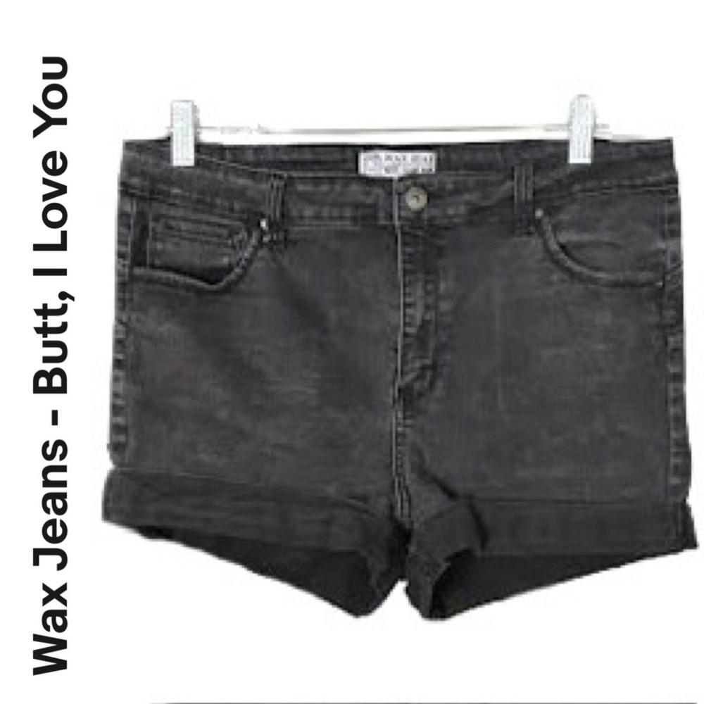 Denim Butt Enhancing Shorts Wax Jean Butt I Love You